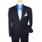 Giorgio Sanetti Navy Blue/Royal Blue Pinstripes Super 150's 100% Wool Suit 21241
